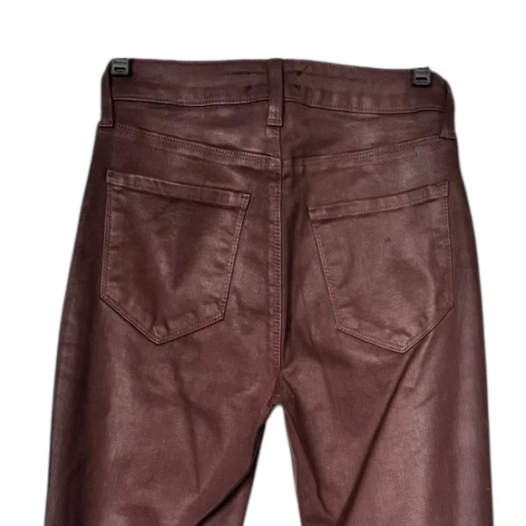 L’Agence Brown Coated Margot Jeans Size 26 - Picture 2 of 12
